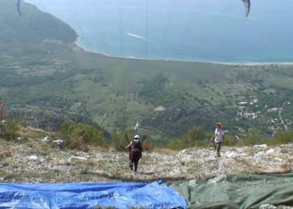 Paragliding in Montenegro September 2007