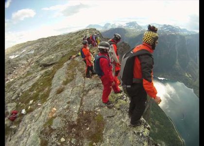 HD HERO camera Base Jump Movie