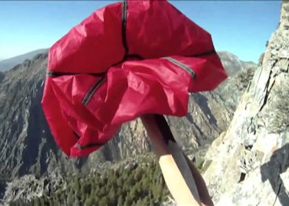 Silly Little Cliff Base Jump