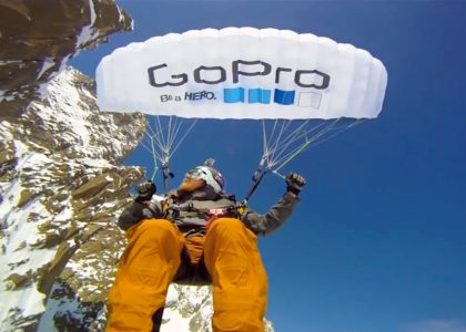 Speedflying at Chamonix