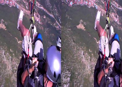 3d paragliding at lDeniz Turkey