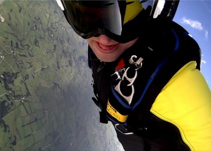 Nitro Circus Sky Dive with Erik Roner and the V.I.O. POV. HD