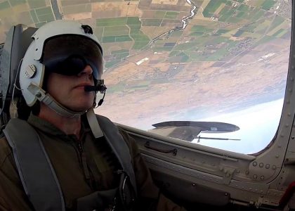 Alf Egil flies L39 Fighter Jet