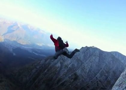 BASE Jump in Bucegi