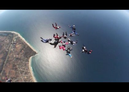 Womens national record of skydiving 2013