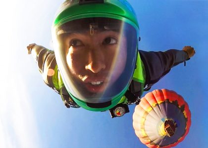 Wingsuit Air Balloon Jump