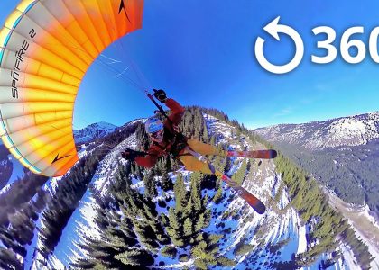 Speed Flying 360 Video Crystal Mountain