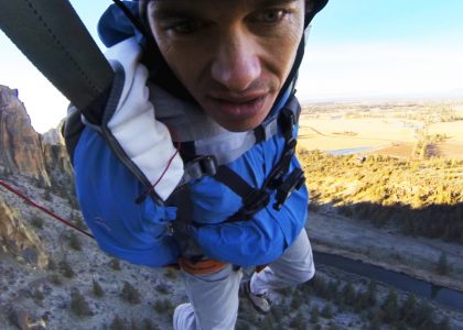 Rock Climb BASE Jump