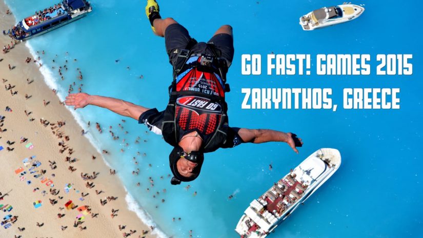 Go Fast Games 2015 Zakynthos Greece BASE Jump