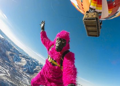 Jesse Halls Monkey Suit BASE Jump