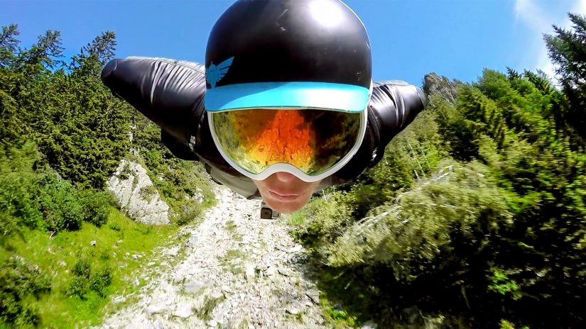 2500m Chamonix Wingsuit Flight