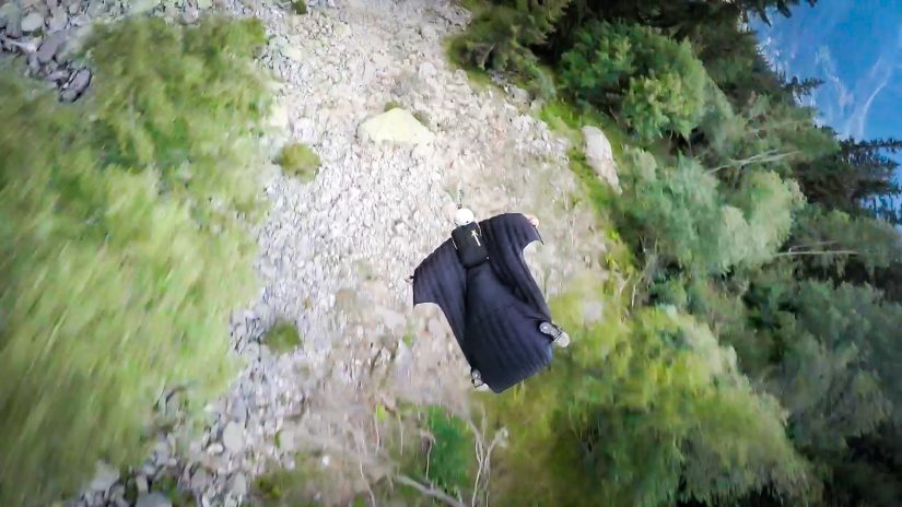 Graham Dickinsons Insane Wingsuit Flight Follow Cam 1 of 3