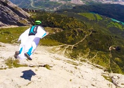 Paganella Wingsuit BASE Wes Burrows amp Anton Squeezer