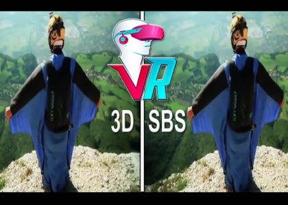 3D Wingsuit Proximity Flying BASE Jumping 3D SBS VR Box