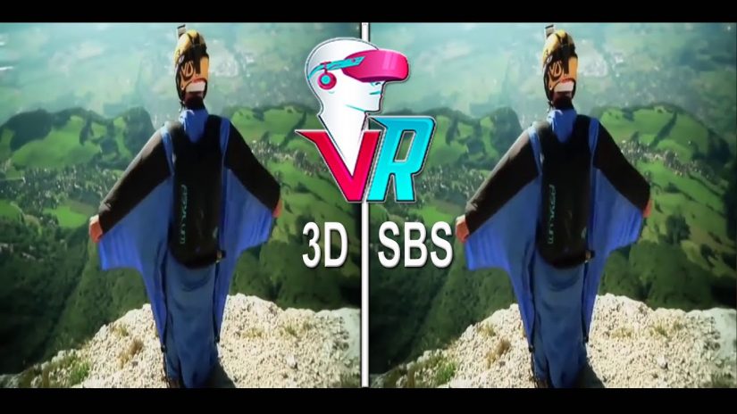 3D Wingsuit Näherungsfliegen BASE Jumping 3D SBS VR Box