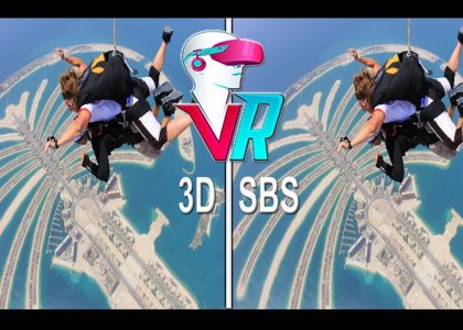 3D Vertigo jumps in Dubai skyscrapers 3D SBS VR Box