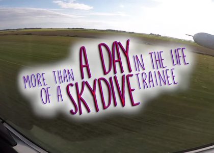 More than a day in the life of a skydive trainee