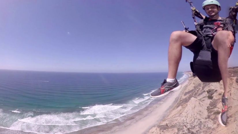 Paraglide die Pazifikküste in VR