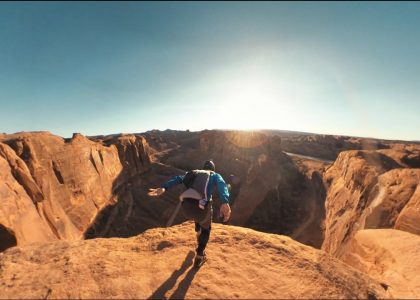 Garmin VIRB 360 Base Jumping near Moab