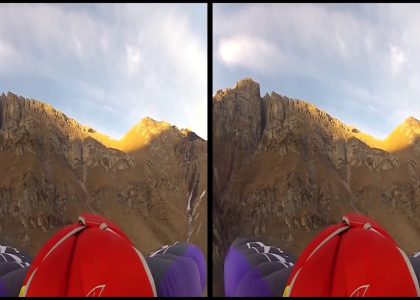 VRin Virtual Reality Wingsuit Flying 1 3D SBS google cardboard