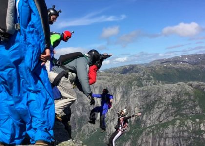 Exploring Kjerag Jumps Flights Rainbows Waterfalls