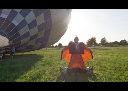 Jet Powered Wingsuit Flight