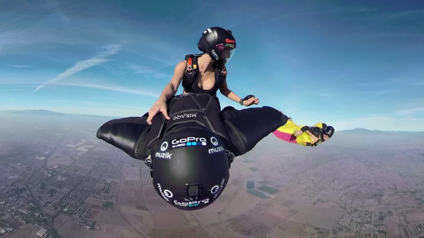 GoPro fusion 360VR wingsuit Rodeo