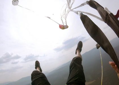 Friday Freakout Skydiver Has Bag Lock Malfunction Reserve Line Twists. Lots Of Line Twists