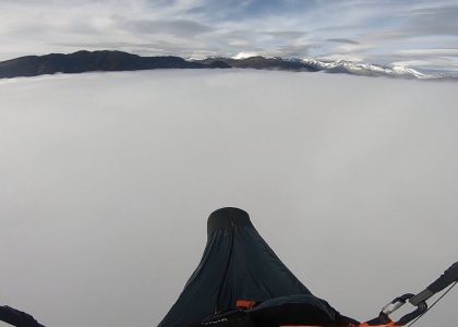 Fog Hike and Fly Violin Ahrntal South Tyrol