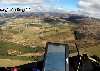 1 April 2021 Paragliding at ksnanuten. Nice flight...