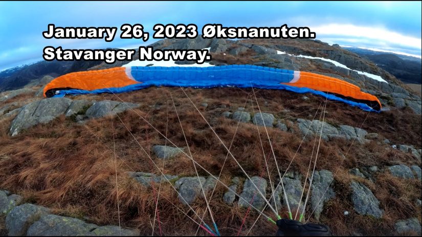 Paragliding ksnanuten January 26 2023.